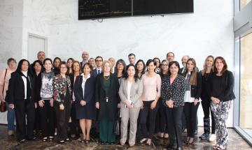 Integrantes del consorcio Erasmus plus en la reunión de Bogotá