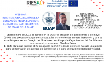 información de webinar 16 RIESAL 