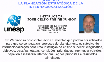 Celso Freire webinar RIESAL  “Planejamento Estratégico da Internacionalização"
